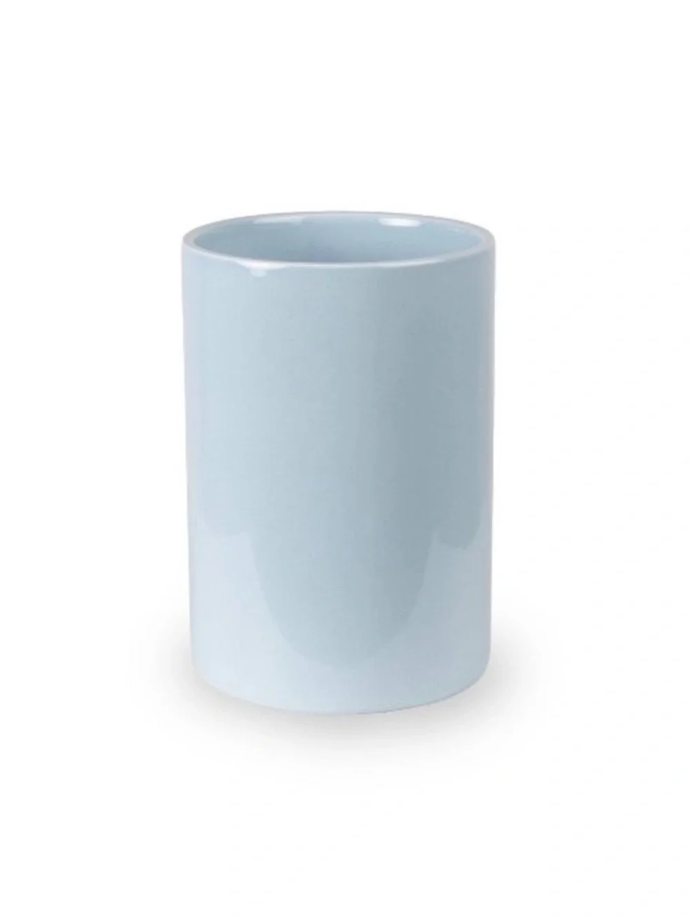 New! Le Bain Paris Ceramic Jar - Light Blue, approx 7” tall, Target Bullseye